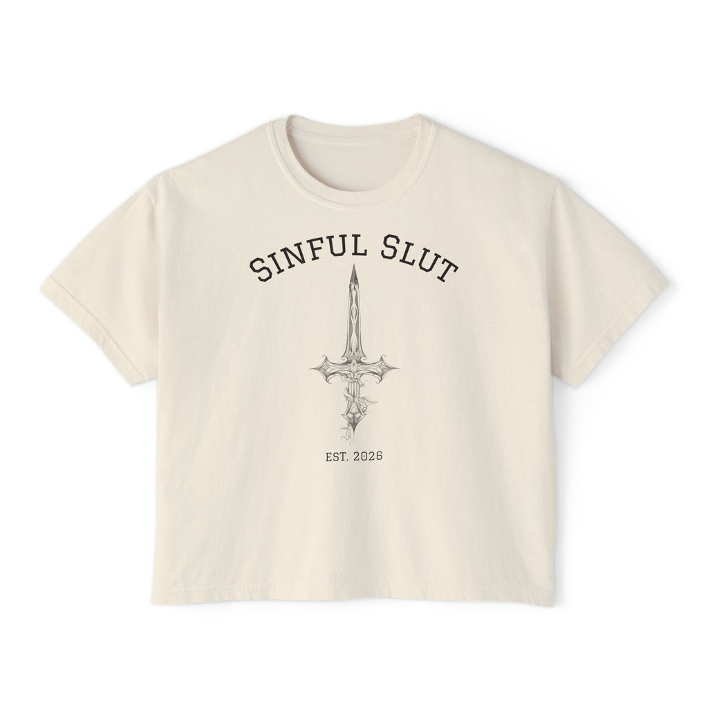 Sinful Slut Boxy Tee