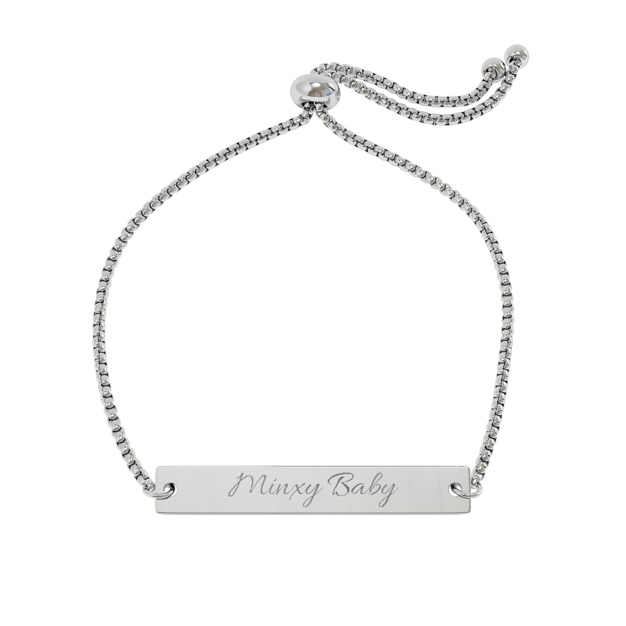 Staten Bells "Minxy Baby" Adjustable Flat Bar Bracelet