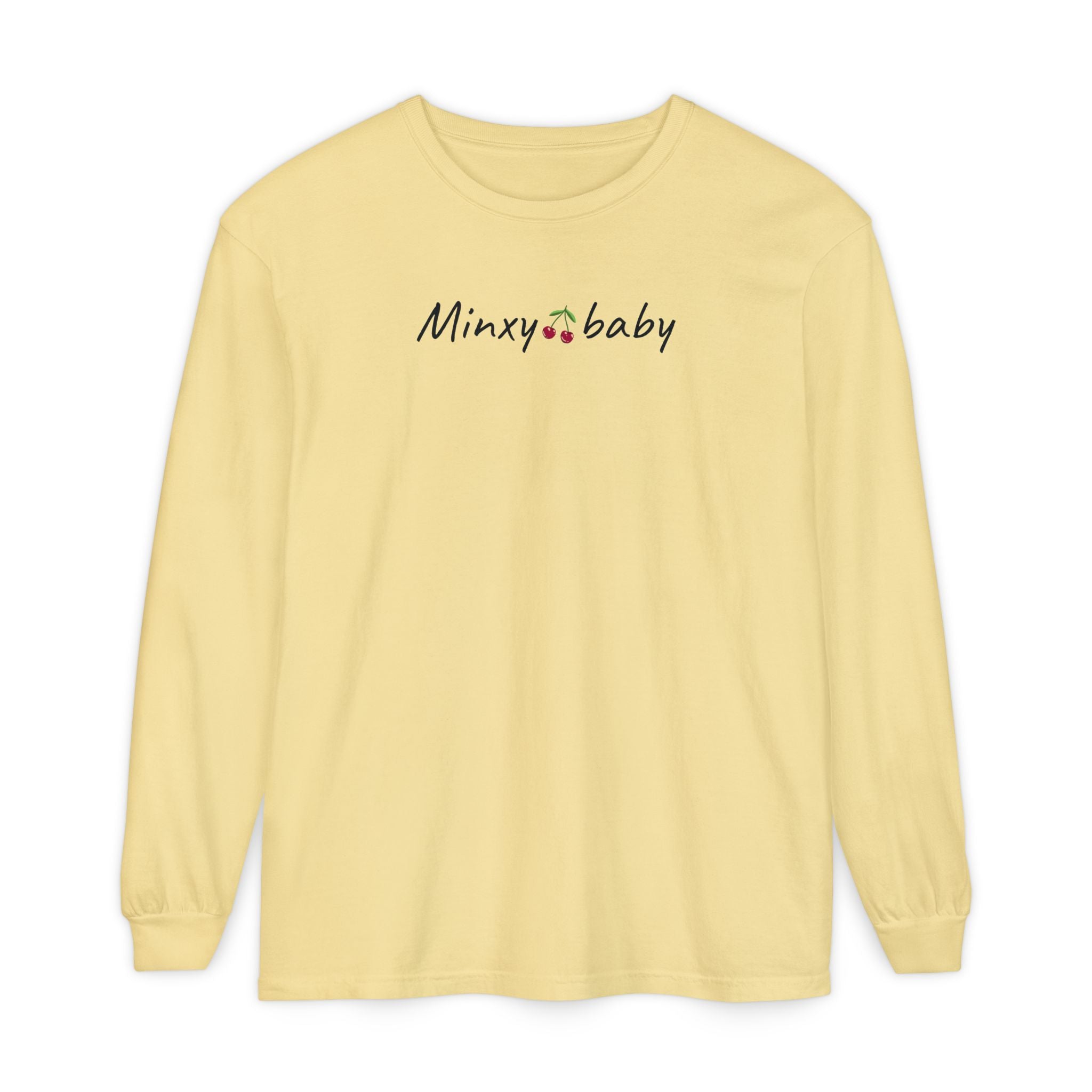 Staten Bells "Minxy Baby" Comfort Colors Long Sleeved