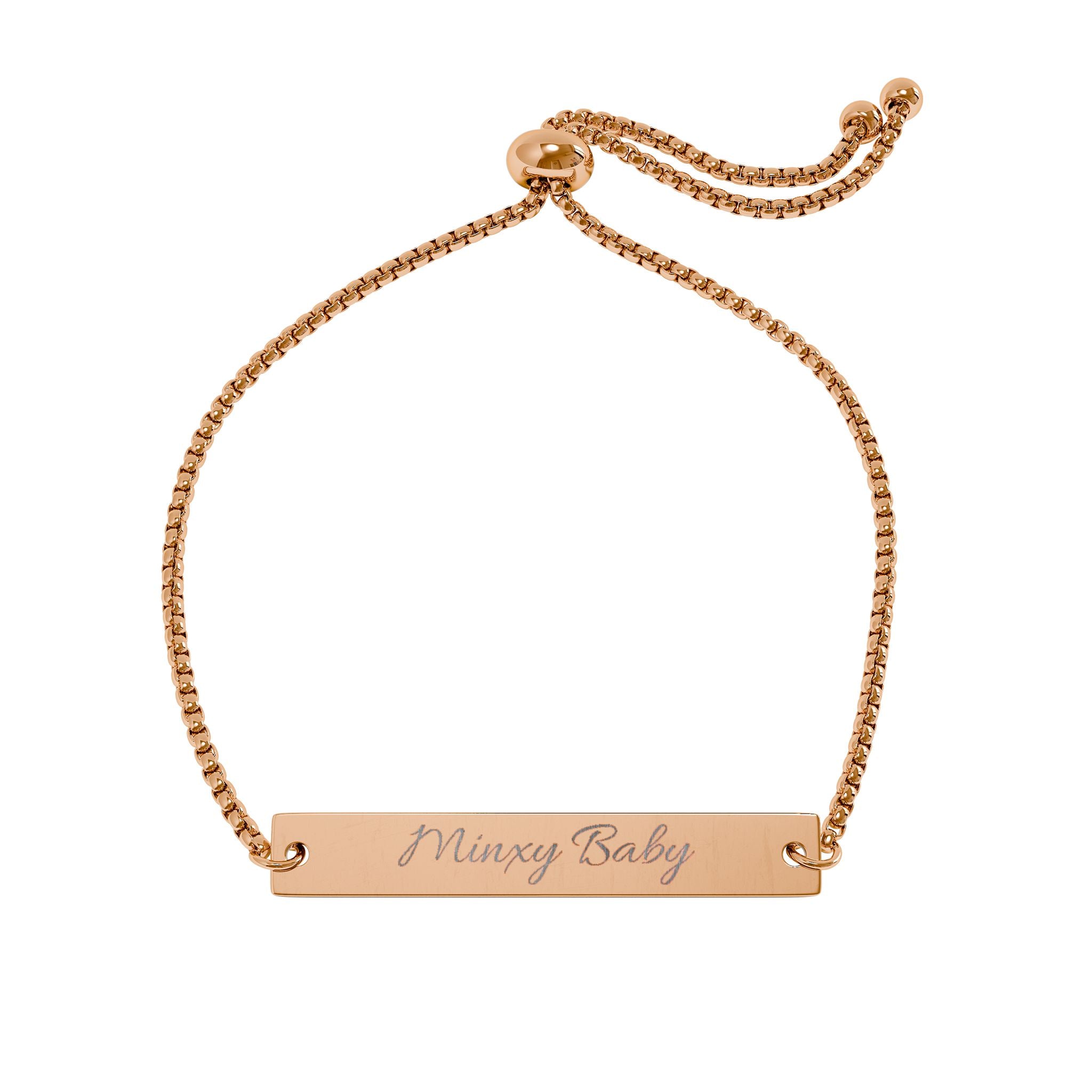 Staten Bells "Minxy Baby" Adjustable Flat Bar Bracelet