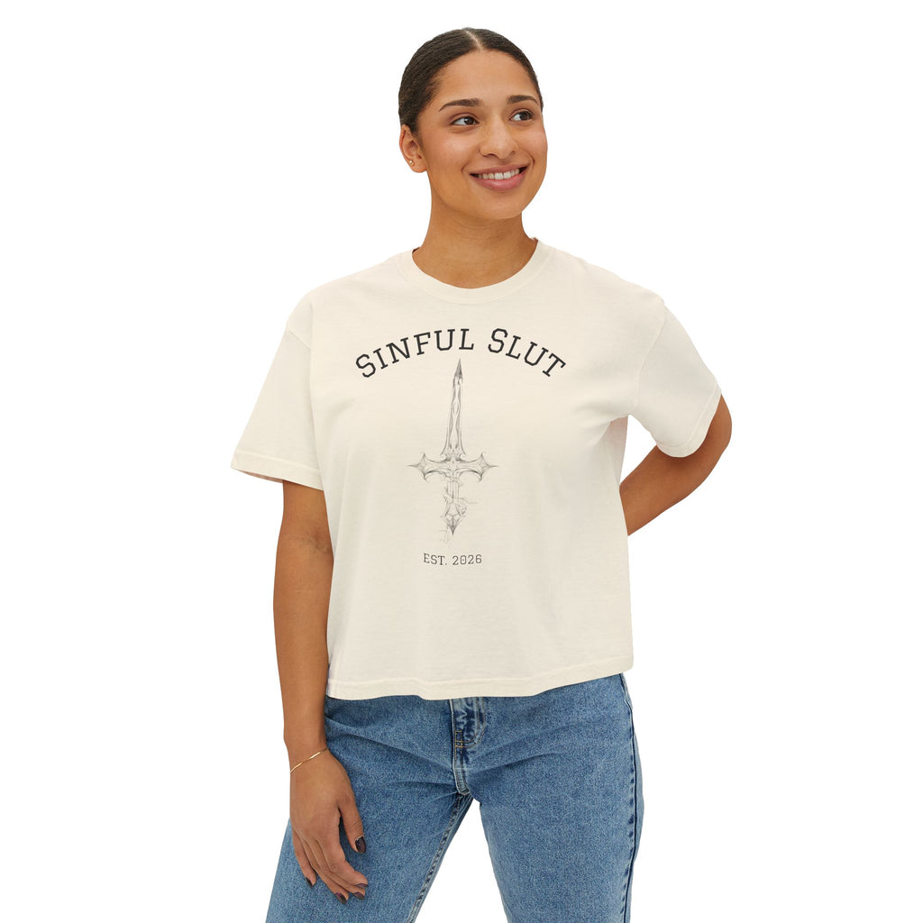 Sinful Slut Boxy Tee