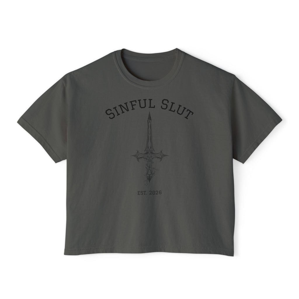 Sinful Slut Boxy Tee