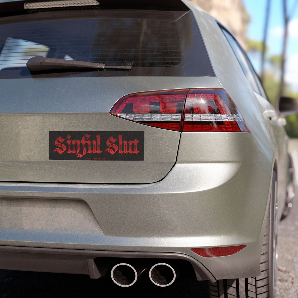 Sinful Slut Bumper MAGNET