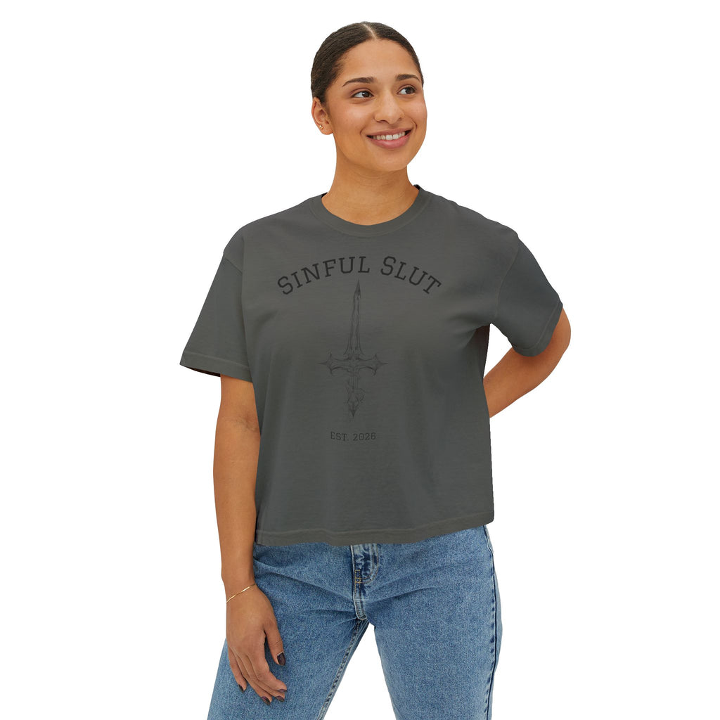 Sinful Slut Boxy Tee
