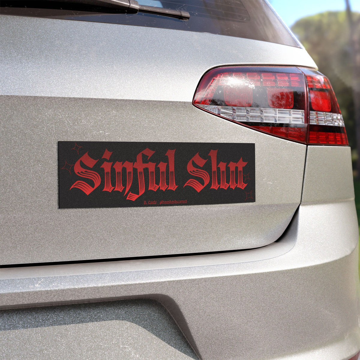Sinful Slut Bumper MAGNET